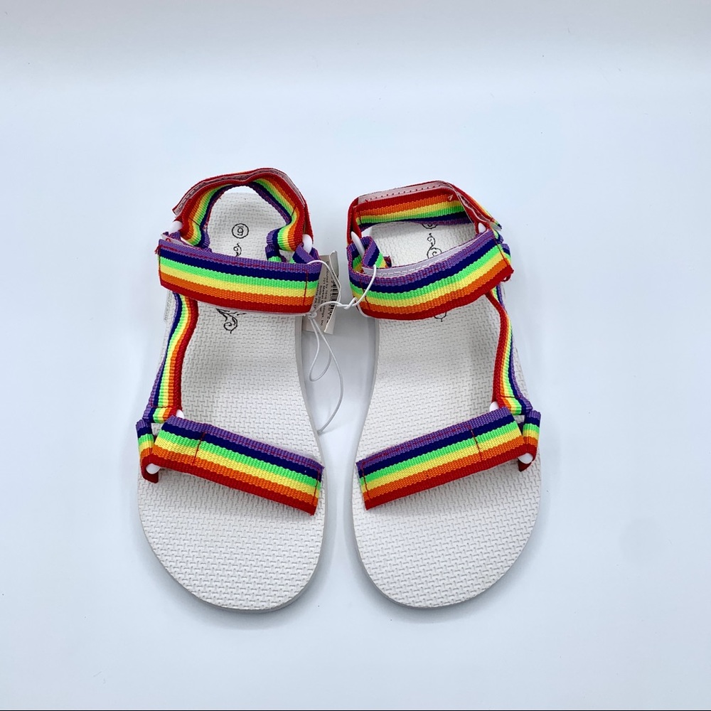 Sole Mate Rainbow Hiking Style Lightweight Sandals